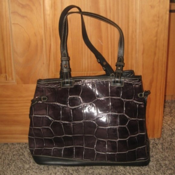 Dooney & Bourke Double Strap Tassel Bag - Picture 1 of 5